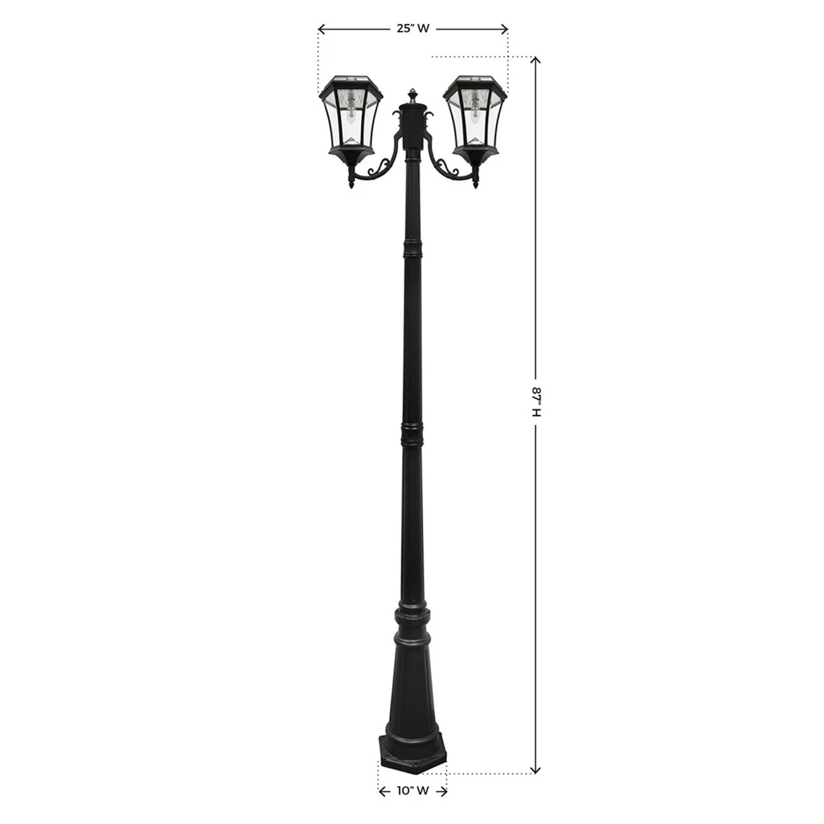 Solar LED Victorian Lantern Light - Gama Sonic - Image 14