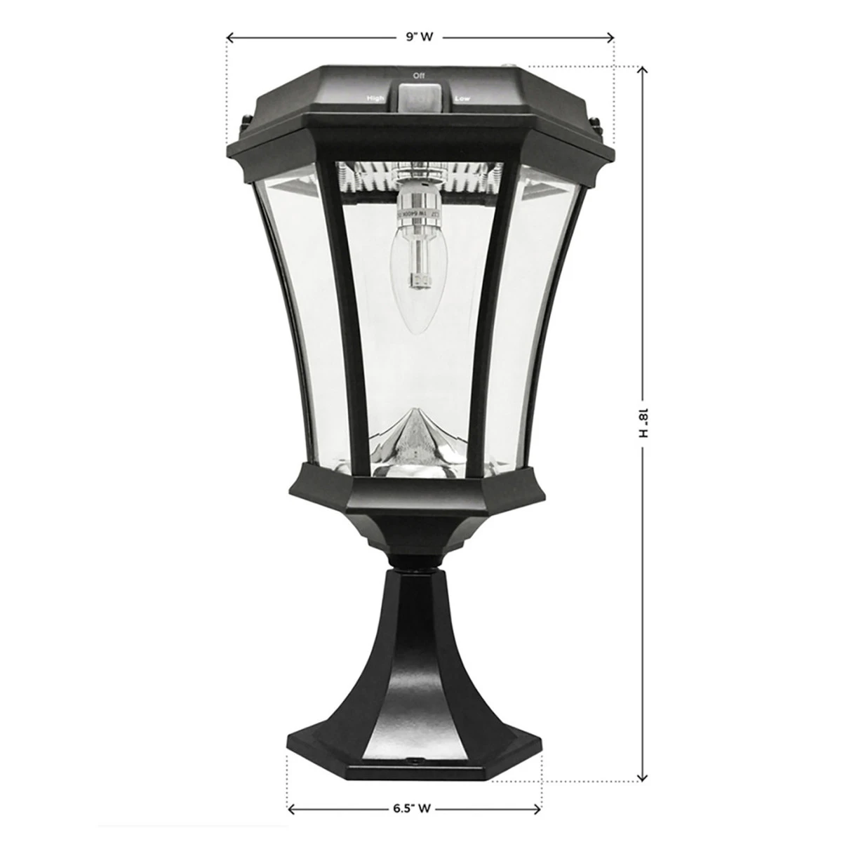 Solar LED Victorian Lantern Light - Gama Sonic - Image 11
