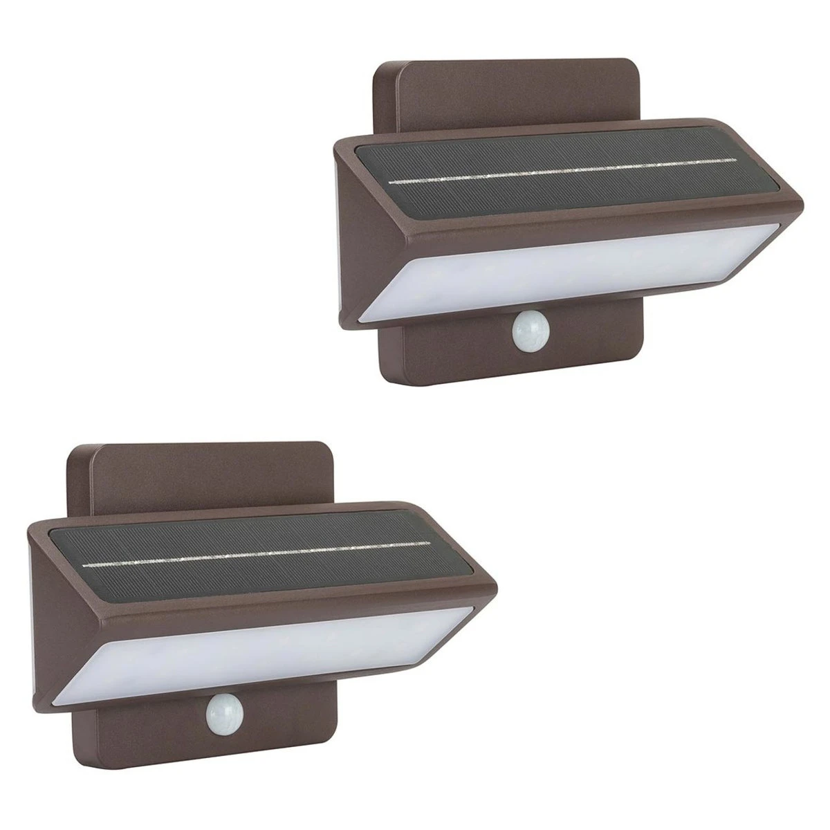 2-Pack Architectural Solar Wall Accent Light - With Motion Sensor - 120 Lumens - Gama Sonic - Image 2