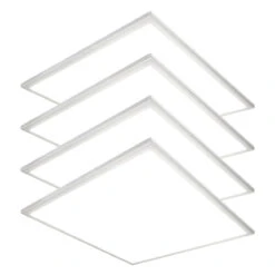 Case Of 4 - 2x2 LED Flat Panel Light - Wattage Adjustable 20W/30W/40W - Color Tunable 40K/50K/65K - Jen Lighting