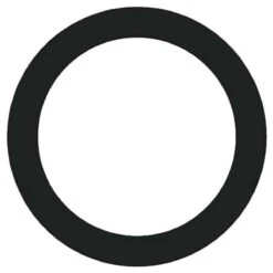 8in. Interchangeable Trim For Slim Wafer Downlights - Matte Black - Keystone