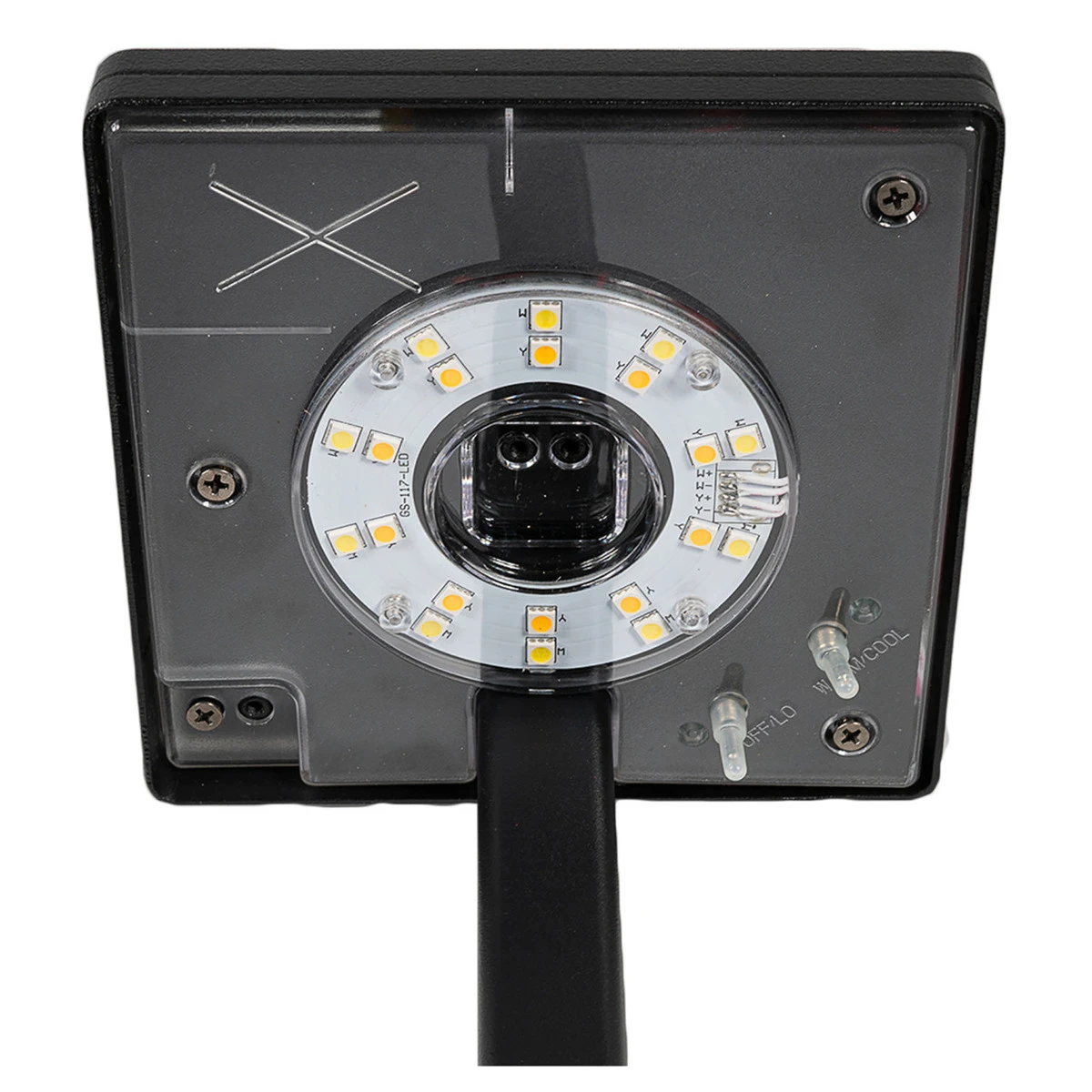 Solar LED Square Path Light - 80 Lumens - 2700K - Black Finish - Gama Sonic - Image 3