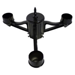 Triple-Head Bracket Kit With 3in. Fitter - Black Finish - Gama Sonic