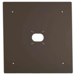 Bronze Mounting Back Plate For LED Canopy Fixture - Keystone