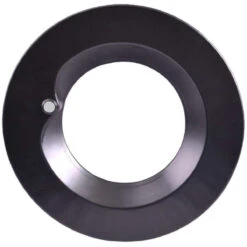 8in. Interchangeable Trim For Built-in Emergency Driver Downlights - Matte Black - Keystone