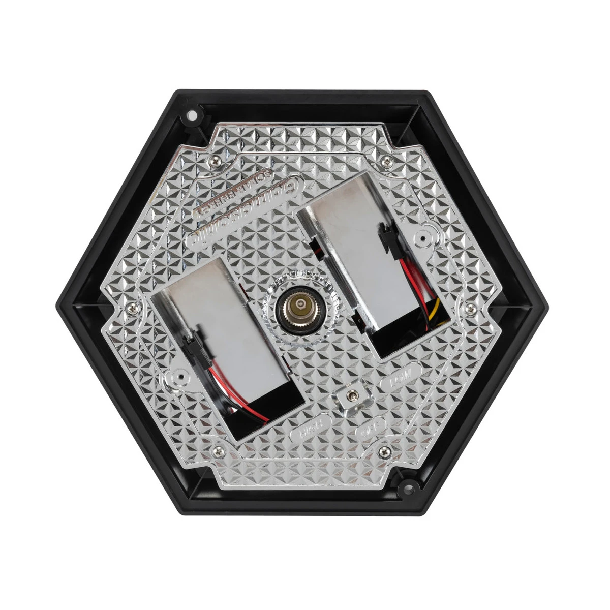 LED Victorian Morph Solar Double Lamp Post Lights - 300 Lumens - 2700K - Black Finish - Gama Sonic - Image 5