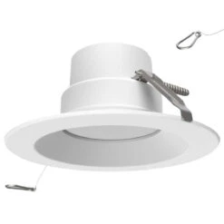 8in. LED Wattage Adjustable & Color Tunable Recessed Downlight - Integrated Driver - 90 CRI - 16.5W/23W/29W - 3000K/3500K/4000K - Keystone