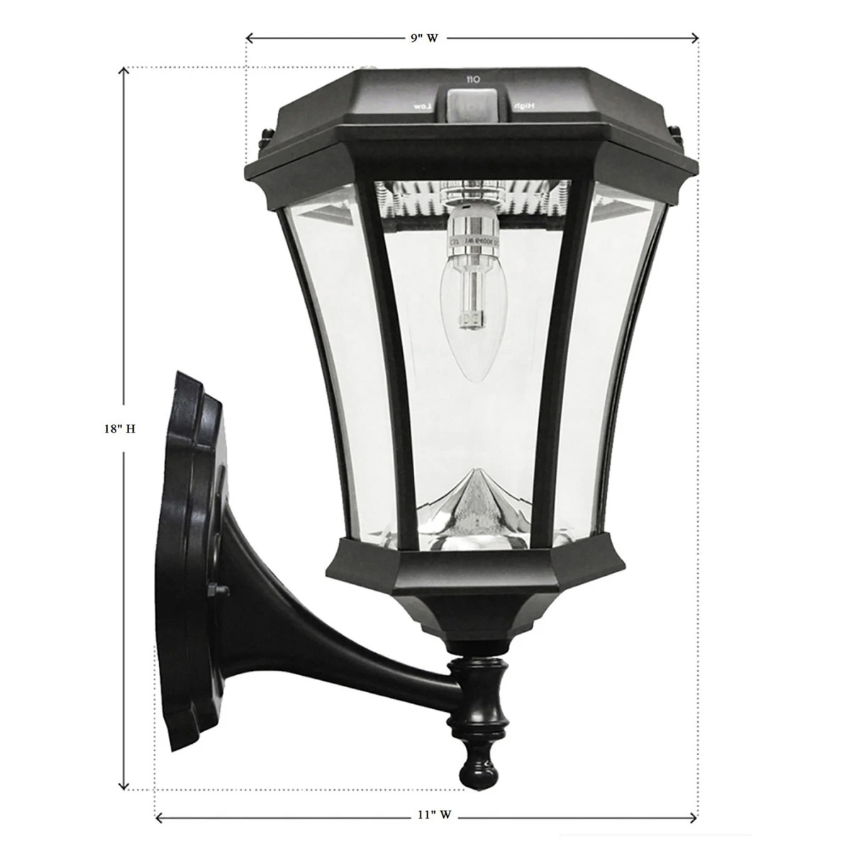 Solar LED Victorian Lantern Light - Gama Sonic - Image 12