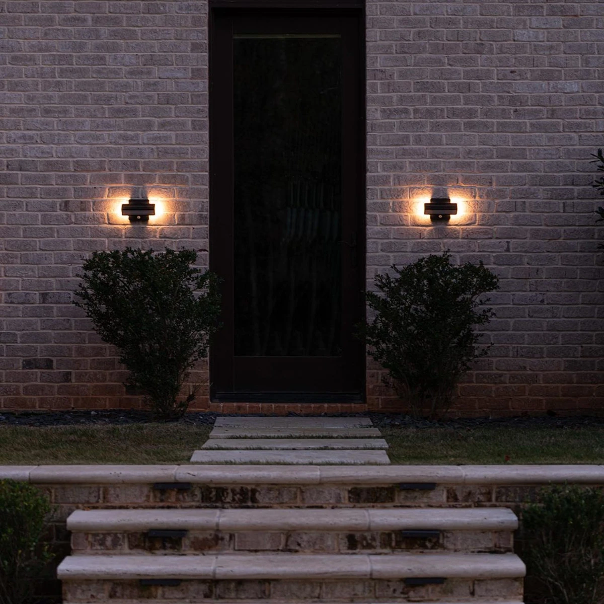2-Pack Architectural Solar Wall Accent Light - With Motion Sensor - 120 Lumens - Gama Sonic - Image 6
