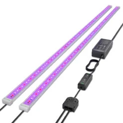 Pack Of 2 - LED Indoor Grow Light Bars For UV & IR Supplement - 45W - Mars Hydro