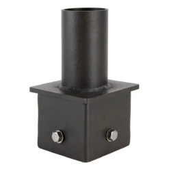 4" Square Pole Mount With 2-3/8" Tenon