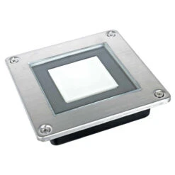 LED Solar Square Deck Light For Outdoor Driveway, Garden, Path, Patio, Or Lawn - LumeGen