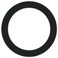 6in. Interchangeable Trim For Recessed Wafer Downlights - Matte Black - Keystone