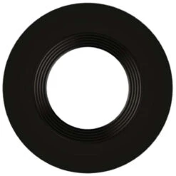 4in. Interchangeable Trim For Retrofit Downlights - Matte Black - Keystone